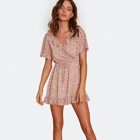 Lost + Wander Floral Fairy Mini Dress Size Small NWT - Picture 1 of 3